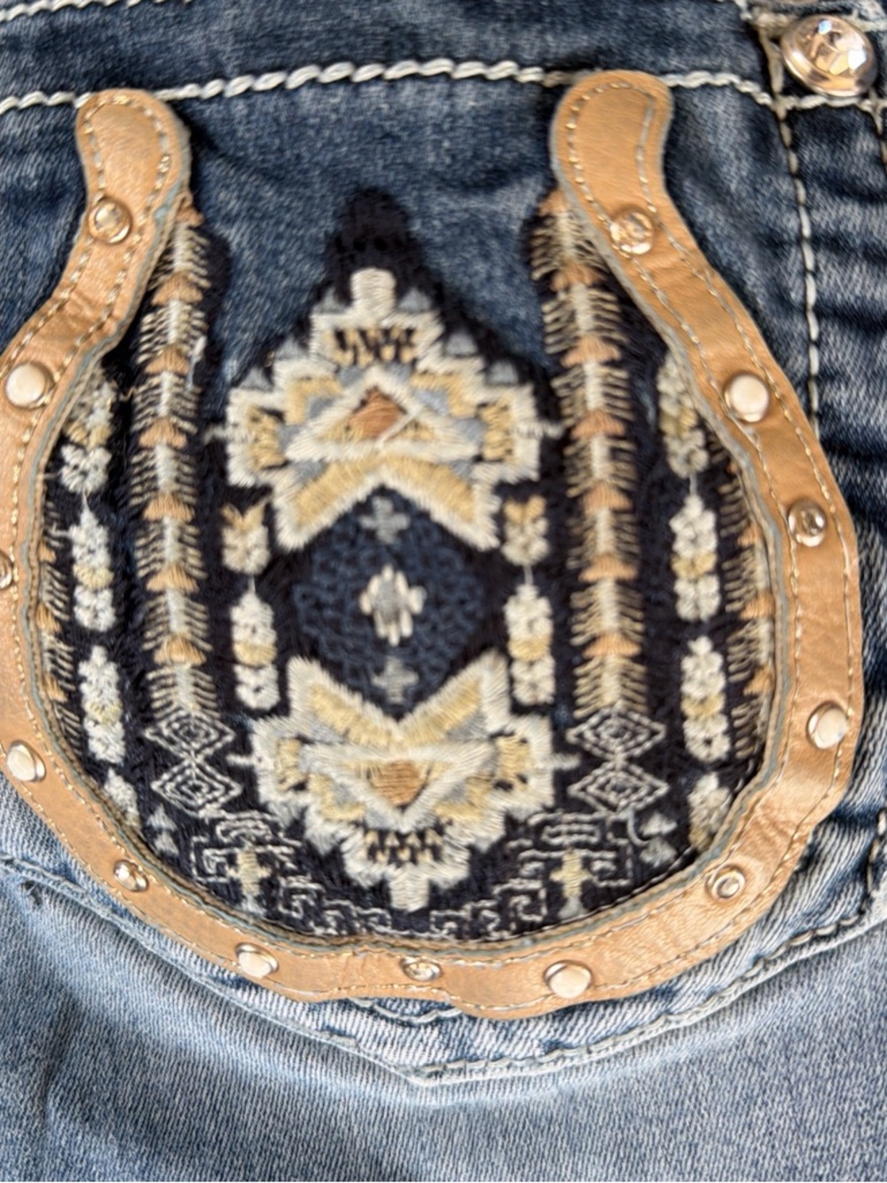 Miss Me Women’s Blue Bootcut Jeans - Picture 4 of 9